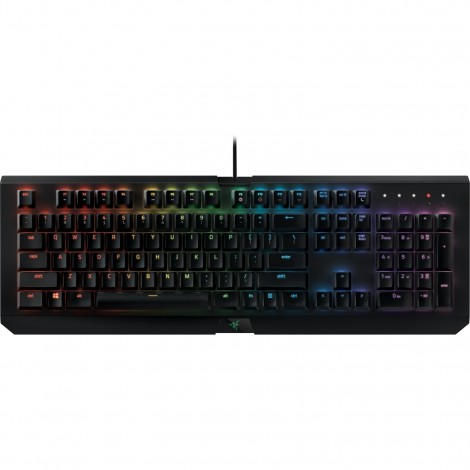 Razer Blackwidow X Chroma RGB LED Gaming Mechanical Keyboard Green Switch Black RZ03-01760200-R3M1