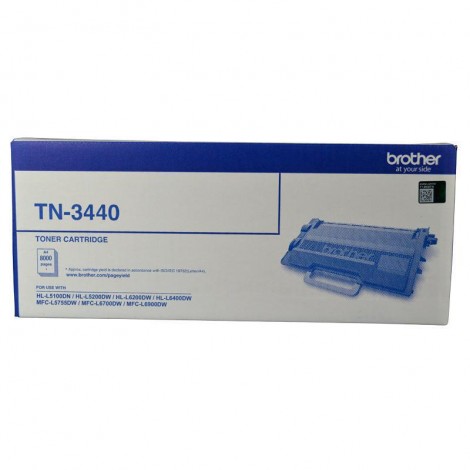 MONO LASER TONER - HIGH YIELD UP TO 8000 PAGES - TO SUIT WITH HL-L5100DN/L5200DW/L6200DW/L6400DW & MFC-L5755DW/L6700DW/L6900DW