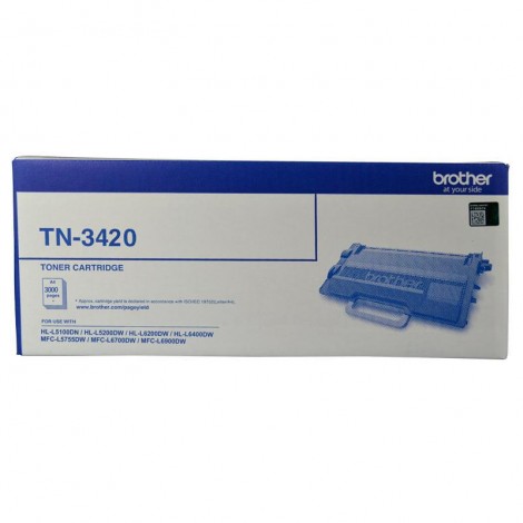 MONO LASER TONER - HIGH YIELD UP TO 3000 PAGES - TO SUIT WITH HL-L5100DN/L5200DW/L6200DW/L6400DW & MFC-L5755DW/L6700DW/L6900DW