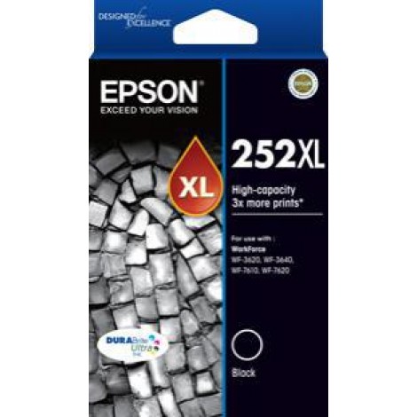 Epson 252XL Ink Cartridge, Black