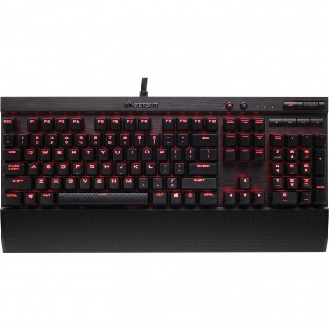 Corsair K70 Rapidfire Red LED Mechanical Gaming Keyboard Cherry MX Speed Switch CH-9101024-NA