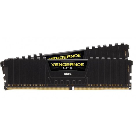 CORSAIR CMK32GX4M2A2400C14 Vengeance LPX 32GB (2x16GB) DDR4 2400MHz C14 Desktop Gaming Memory Black