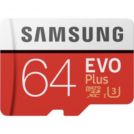 Samsung 64GB Evo+ Micro SD Card SDXC UHS-I 100MB/s Mobile Phone TF Memory Card MB-MC64GA