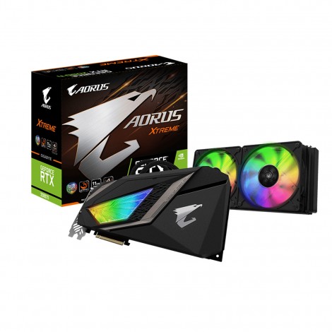 Gigabyte nVidia GeForce RTX 2080 Ti Xtreme Waterforce Gaming Graphic Video Card GV-N208TAORUSX W-11GC