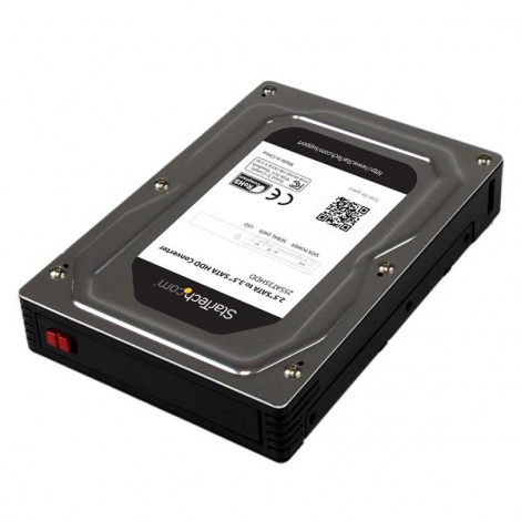 STARTECH 25SAT35HDD .COM 2.5" - 3.5" SATA HDD CONVERTER, ALUMINUM, UP TO 12.5MM HEIGHT, 2YR