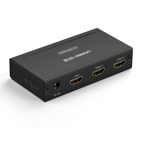UGREEN 6957303842018 40201 1x2 HDMI Splitter - Black