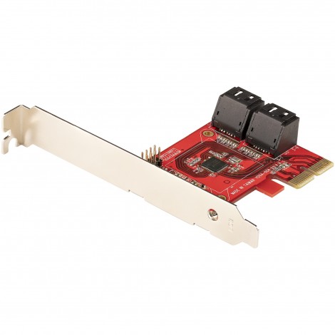 StarTech SATA PCIe Card 4 Ports 6Gbps Non-RAID