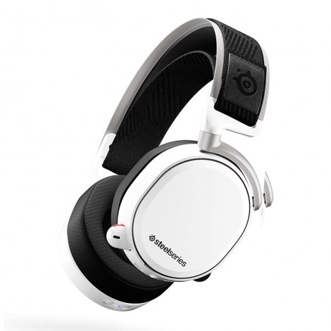 SteelSeries Arctis Pro Wireless WFH White Gaming Headset for PC and PS4 61474