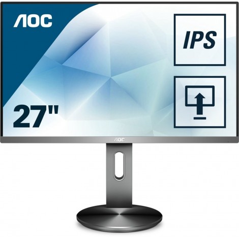 AOC I2790PQU 27" LED LCD Gaming Computer Monitor FHD 1080P HDMI DP Speaker IPS
