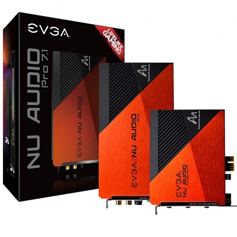 EVGA NU Audio Pro 7.1 Surround Lifelike Audio PCIe RGB LED Sound Card