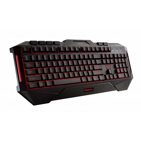 Asus Cerberus Dual Led Gaming Keyboard with Slash-Proff Design 90YH00R1-B2UA00