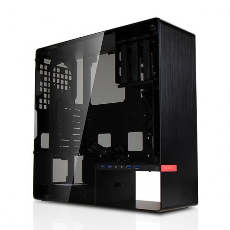 In Win 904 Plus Mid Tower Computer Gaming Case - Black