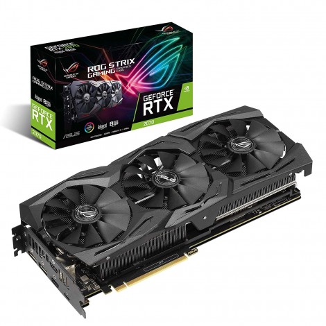 Asus nVidia GeForce RTX 2070 ROG Strix Advance 8GB Gaming Graphics Video Card ROG-STRIX-RTX2070-A8G-GAMING