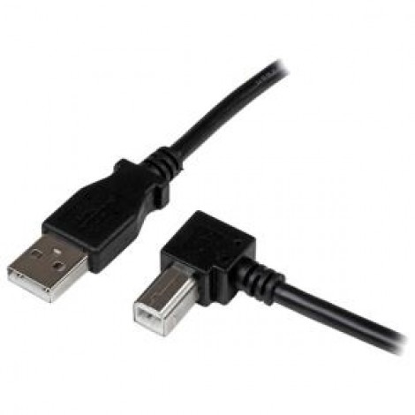 StarTech 2m USB 2.0 A to Right Angle B Cable M/M