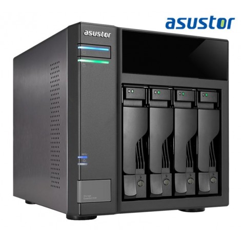 Asustor AS6004U 4-bay expansion box support USB3.0 power sync mechanism Maximum 64TB Hot Swap