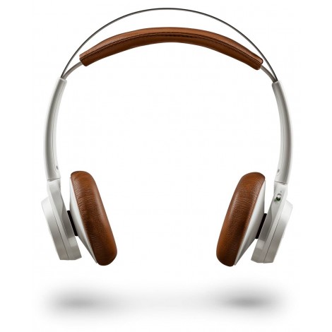 Plantronics Backbeat Sense Wireless Headphone White Tan
