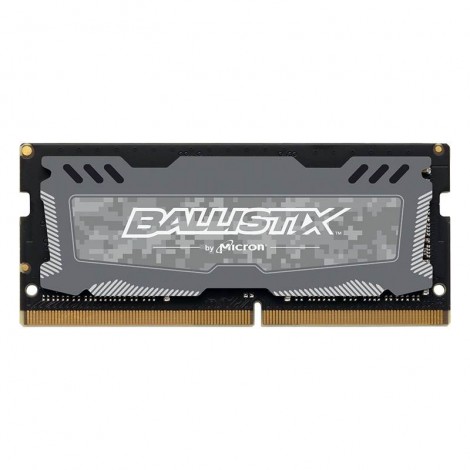 Crucial Ballistix Sport LT 4GB (1x4GB) DDR4 2666MHz C16 SODIMM Gaming Memory Grey BLS4G4S26BFSD