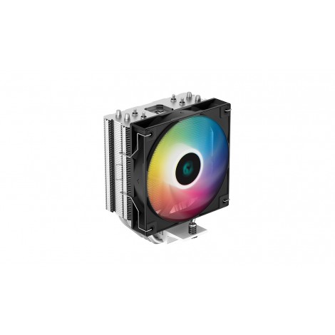 Deepcool AG400 ARGB Single-Tower CPU Cooler, TDP 220W, 120mm Static ARGB Fan, Direct-Touch Copper Heat Pipes, Intel LGA1700/AMD AM5 Support