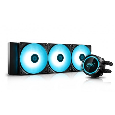 Deepcool GAMMAXX L360 V2 RGB LED Liquid Cooler PWM Control, Super Silent Intel 165W LGA20XX/1366/1200/115X AMD 250W AM4 AM3+ AM3 AM2+ AM2 FM2+ FM2 FM1