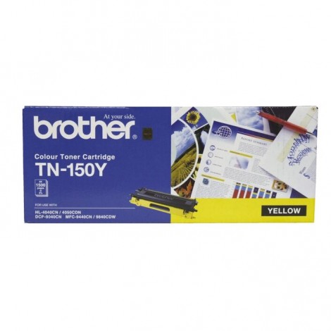 Brother TN-150Y Yellow Toner Low Yield HL-4040CN/4050CDN, DCP-9040CN/9042CDN, MFC-9440CN/9450CDN/9840CDW