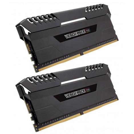 CORSAIR Vengeance RGB 32GB (4x8GB) DDR4 DIMM 3200MHz Unbuffered Memory 1.35V XMP 2.0 CMR32GX4M4C3200C16
