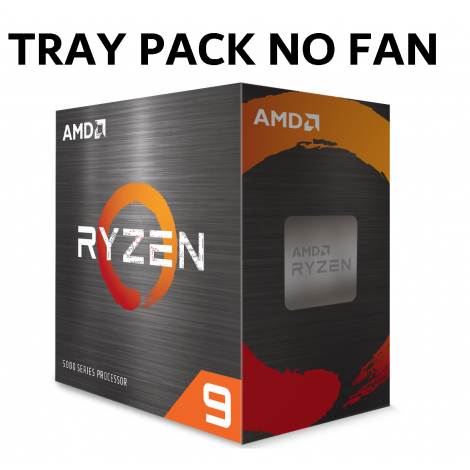 (Single Pack) AMD Ryzen 9 3900X,  'MPK', 12 Core AM4 CPU, 3.8GHz 4MB 105W TRAY CPU + FAN IE MPK KIT 1YW (AMDCPU) (TRAY-P)