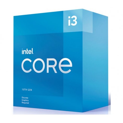 Intel i3-10105F CPU 3.7GHz (4.4GHz Turbo) LGA1200 10th Gen 4-Cores 8-Threads 6MB 65W Graphic Card Required Box 3yrs Comet Lake Refresh