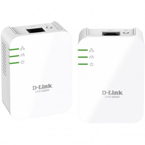 D-Link DHP-601AV KIT AV2 1000 PowerLine Ethernet Network Adapter Range Extender