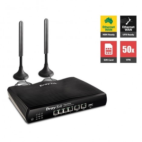 Draytek Vigor2926L 4G LTE Multi-WAN router w/ SIM card slot VPN DV2926L