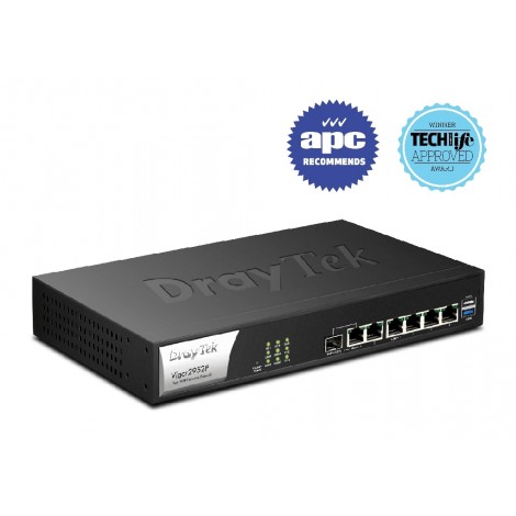 Draytek Vigor 2952P Dual Gigabit WAN VPN Firewall Router 4 POE DV2952P
