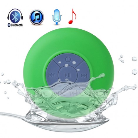 Mini Waterproof Wireless Bluetooth Speaker (Green)