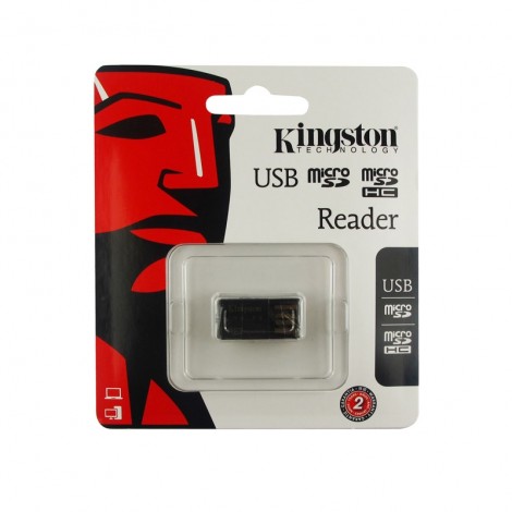 Kingston G2 Micro SDHC USB 2.0 KeyChain Card Reader FCR-MRG2