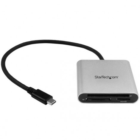 STARTECH FCREADU3C .COM MULTI MEMORY CARD READER/WRITER, USB-C 3.0, SD, MICRO-SD,COMPACT FLASH, 2YR