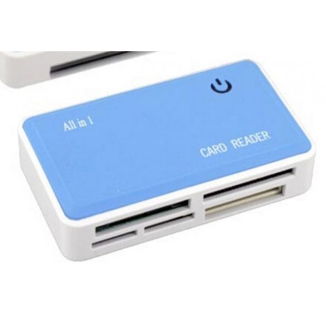 ASTROTEK AT-VCR-448 USB Card Reader Hub for CF I CF IIXD Micro Driver SD SDHC Mini SD MMC RS-MMC MS MS DUO MS PRO DUO Mini Stick T-Flash M2
