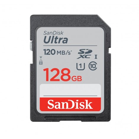 SanDisk 128GB Ultra SDHC SDXC UHS-I Memory Card 120MB/s Full HD Class 10 Speed Shock Proof Temperature Proof Water Proof X-ray Proof Digital Camera