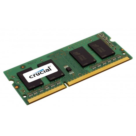 Crucial 8GB DDR3 1600MHz PC3-12800 CL11 204pin SODIMM Laptop Memory RAM 1.35V - CT102464BF160B