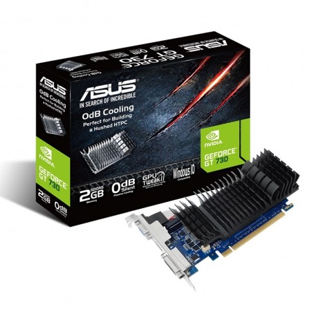 ASUS GeForce GT 730 2GB GDDR5 Low Profile HDMI Graphics Card GT730-SL-2GD5-BRK