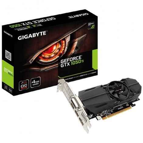 Gigabyte nVidia GeForce GTX 1050 Ti Low Profile 4GB Gaming Graphics Video Card