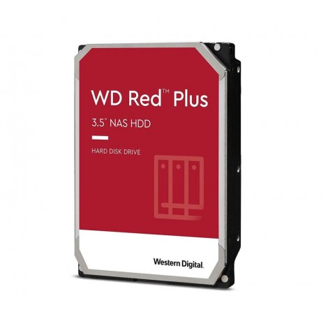 Western Digital WD Red Plus 8TB 3.5' NAS HDD SATA3 7200RPM 256MB Cache 24x7 NASware 3.0 CMR Tech