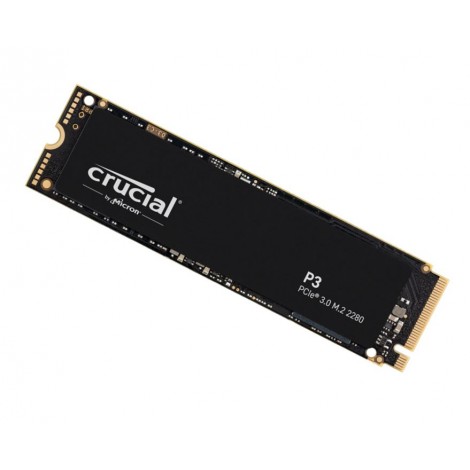 Crucial P3 2TB Gen3 NVMe M.2 2280 SSD 3500/3000 MB/s R/W 440TBW 650K/700K IOPS 1.5M hrs MTTF Full-Drive Encryption PCIe3 5yrs