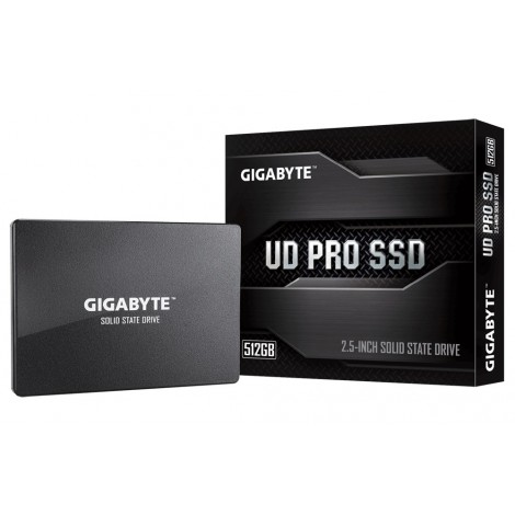 Gigabyte UD PRO SSD 512GB 2.5' SATA3 6Gb/s 550/530 MB/s 97K/89K 370TBW TRIM & SMART Solid State Drive 5yrs Wty