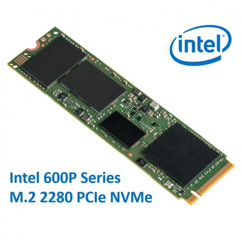 Intel 600P Series M.2 2280 256GB SSD PCIe NVMe 1570/540MB/s 71K/112K IOPS 1.6 Million Hours MTBF Solid State Drive 5yrs Wty