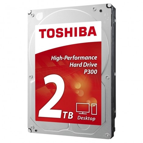 Toshiba P300 HDWD120UZSVA 2TB 3.5" 7200RPM SATA Desktop Hard Drive HDWD120UZSVA