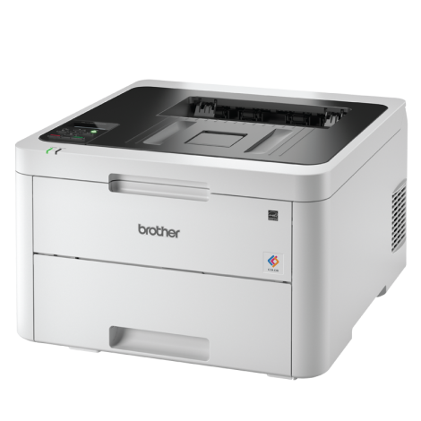 Brother HL-L3230CDW Colour LED Laser Printer with automatic 2-sided printing and wireless connectivity. 24ppm Mono and Colour, 250 sheets capacity