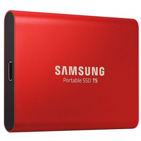 Samsung T5 1TB Portable External SSD 540MB/s USB3.1 Gen2 Type-C 10Gbps V-NAND Shock Resistant Password Protection Win Mac 3yrs wty