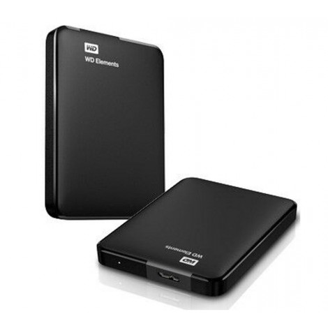 WESTERN DIGITAL WDBU6Y0040BBK-WESN WD Elements 4TB USB 3.0 2.5" Portable External Hard Drive - Slim Light Durable Shock Proof Black Plug & Play NTFS for Windows 10/8.1/7