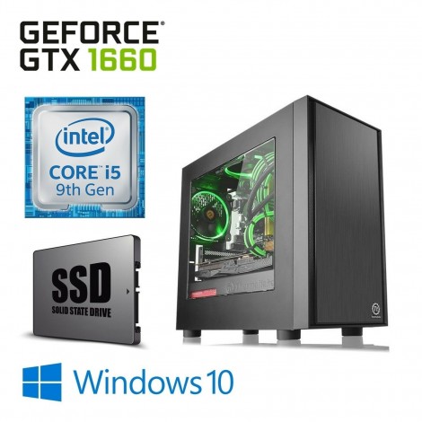 Intel Core i5 9400F 1TB+480GB SSD 8GB GTX 1660 6GB Gaming Computer Desktop PC