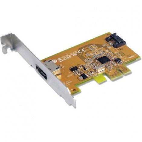 Sunix SATA1616 PCI Express SATA 3.0 Card 6Gbit/s - 1 Internal/1 External Port/2-Port PCI Express RIAD Controller