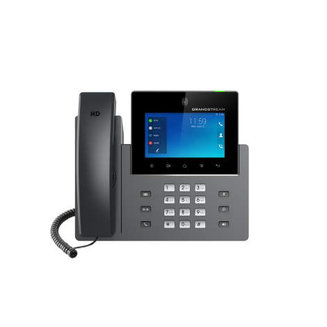 Grandstream GXV3350 16 Line Android IP Phone, 16 SIP Accounts, 1280 x 800 Colour Touch Screen, 1MB Camera, Built In Bluetooth+WiFi, Powerable Via POE