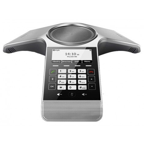 YEALINK CP930W Wireless DECT Conference Phone,Huddle Room With Up to 6 People,Noise Proof Technology,Voice Pickup,Hybrid UC Meeting,Touch Keyboard
